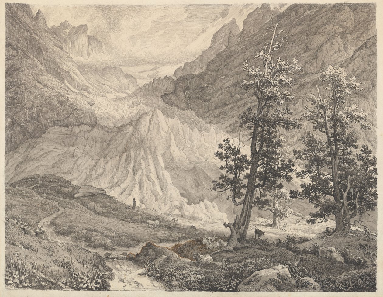 Le glacier de Grindelwald, Suisse - Thomas Fearnley