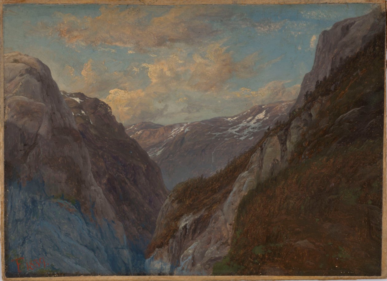 Le mont Jordalsnuten dans le Sogn - Thomas Fearnley
