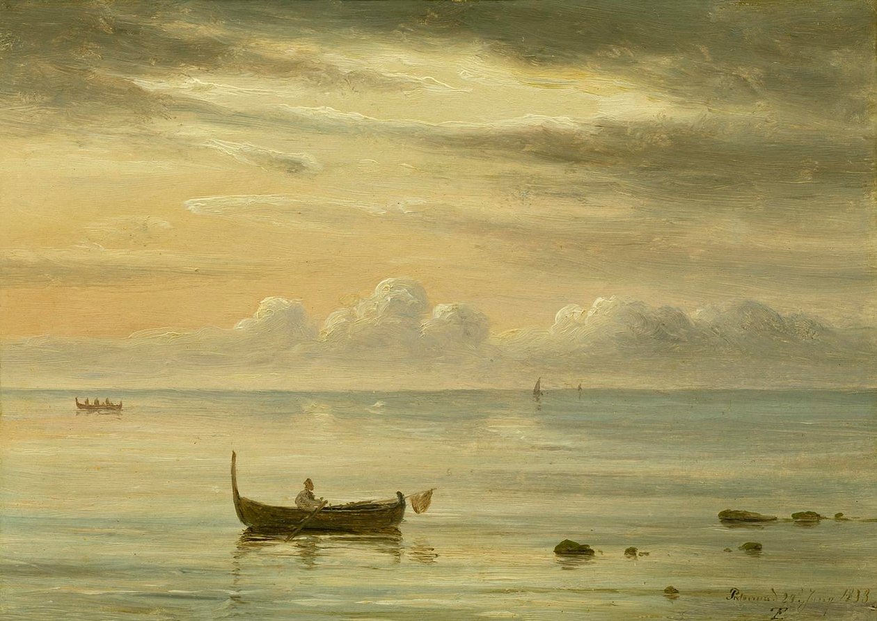 La mer près de Palerme - Thomas Fearnley