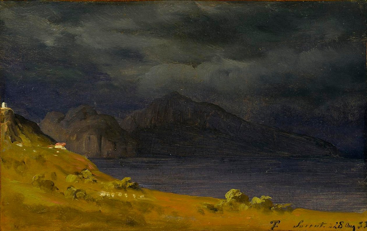 Vue de Capri depuis Sorrente - Thomas Fearnley