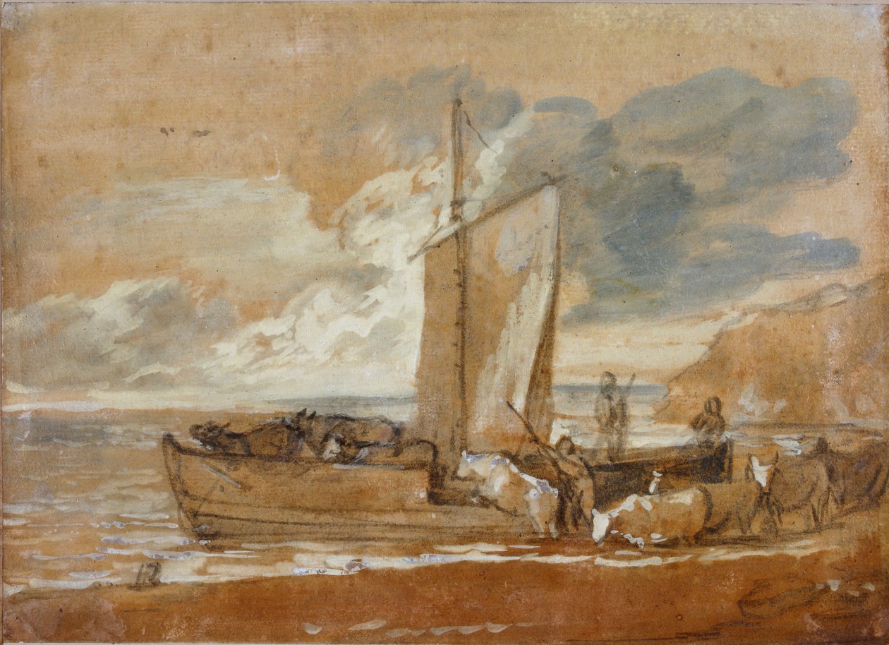 Un ferry à bétail, 1784-1788 - Thomas Gainsborough