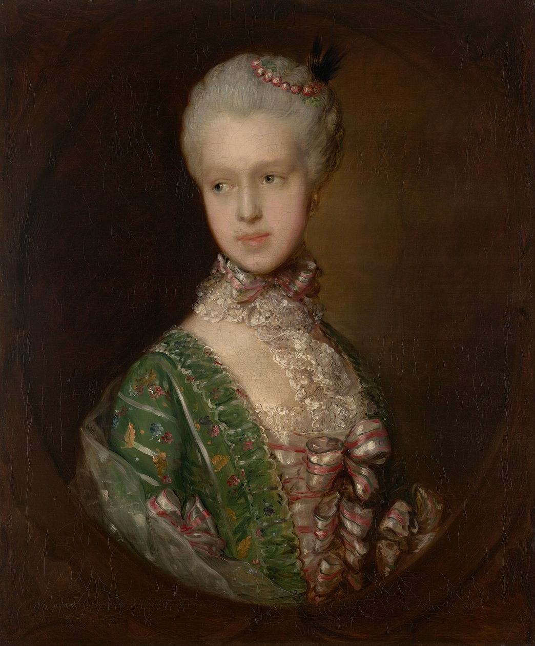 Elizabeth Wrottesley, plus tard duchesse de Grafton - Thomas Gainsborough