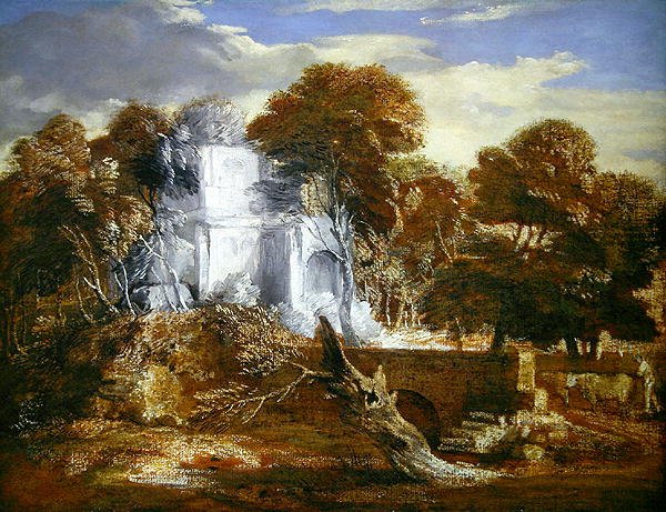 Paysage avec une figure et du bétail - Thomas Gainsborough