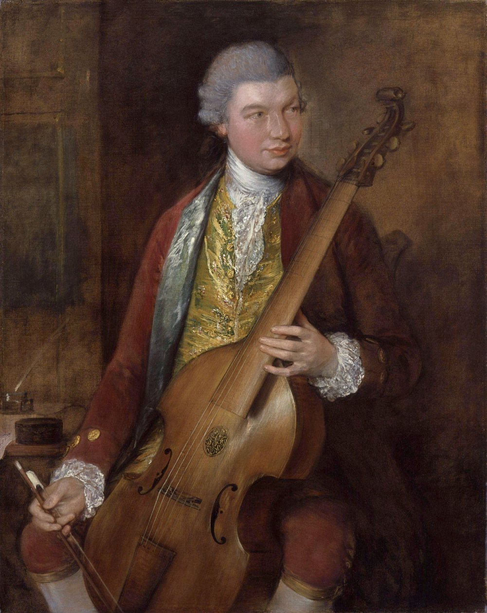 Portrait de Carl Friedrich Abel (1723-1787) - Thomas Gainsborough