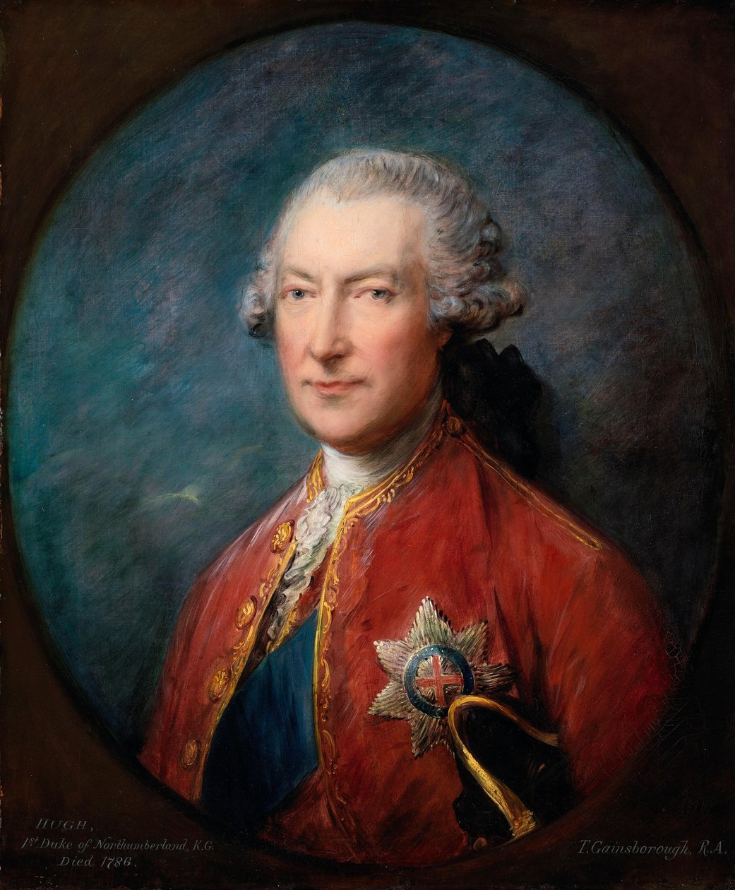 Portrait de Hugh Smithson (Percy), 1er duc de Northumberland (1714-1786), ancien Lord Lieutenant d
