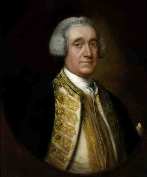 Portrait du vice-amiral Thomas Broderick (d.1769) - Thomas Gainsborough