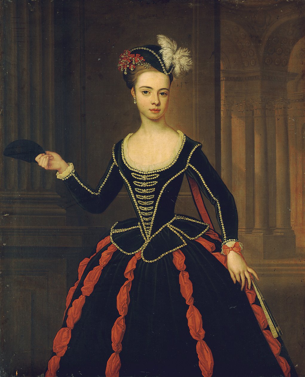 Portrait de Mme William Townshend - Thomas Gibson
