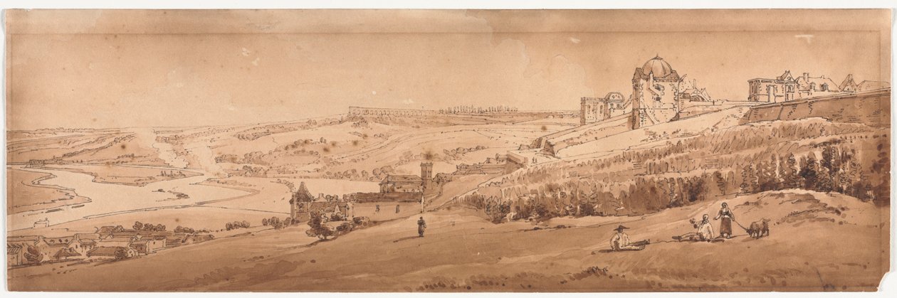 Une sélection de vingt des vues les plus pittoresques de Paris, 1802 - Thomas Girtin