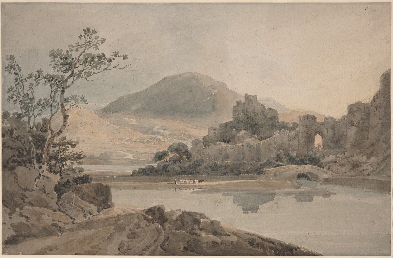Château de Conwy, Pays de Galles du Nord - Thomas Girtin