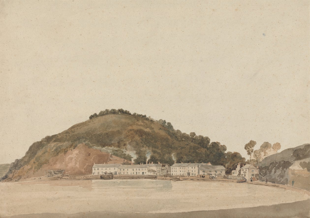 Promontoire sur la côte du sud du Devon, possiblement Shaldon - Thomas Girtin