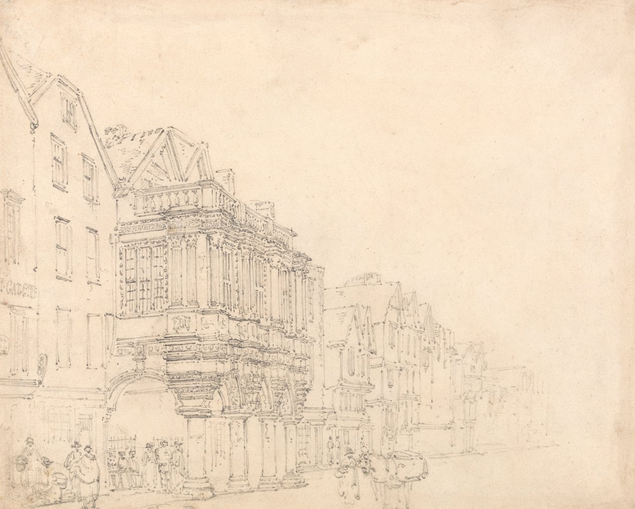 La Guildhall, Exeter - Thomas Girtin