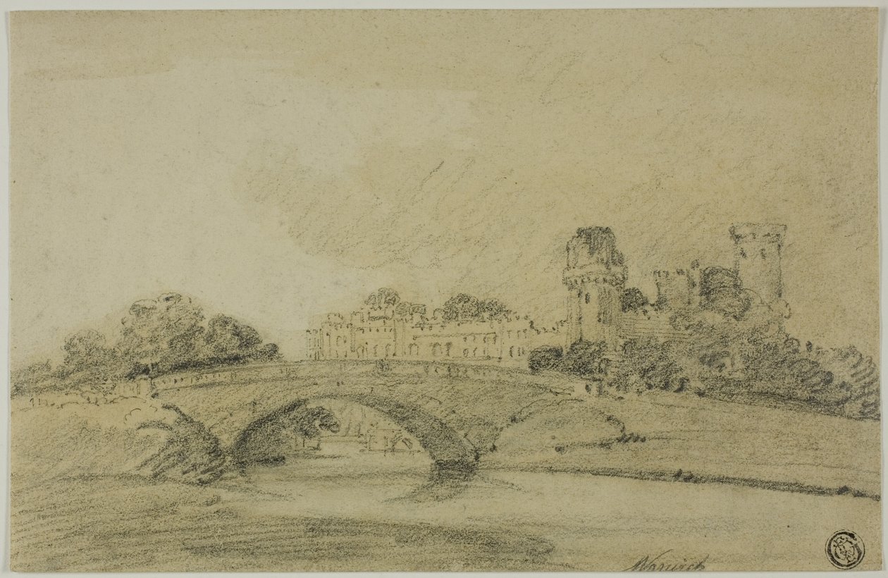 Château de Warwick - Thomas Girtin