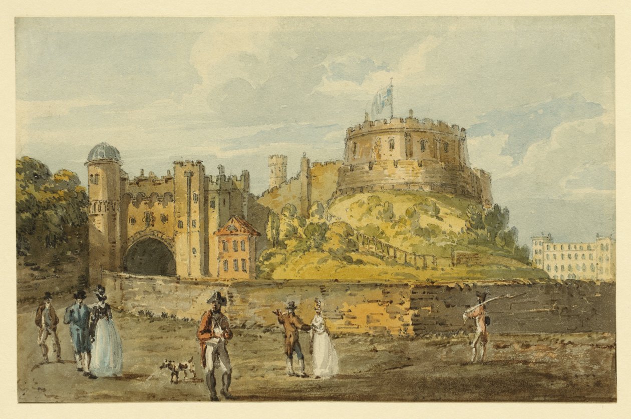 Château de Windsor, vers 1792 - Thomas Girtin
