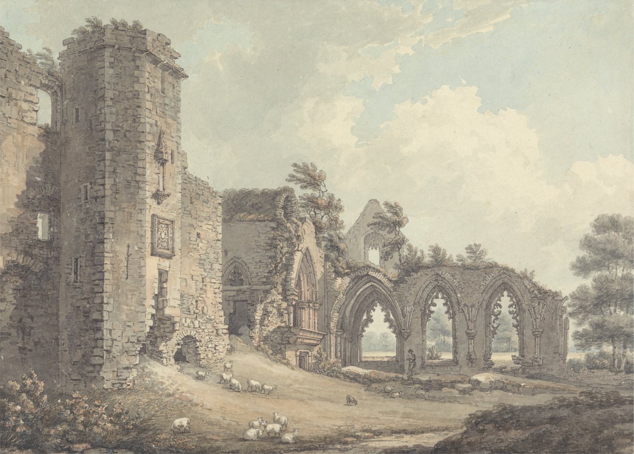 Les ruines du collège de Lincluden, près de Dumfries - Thomas Hearne