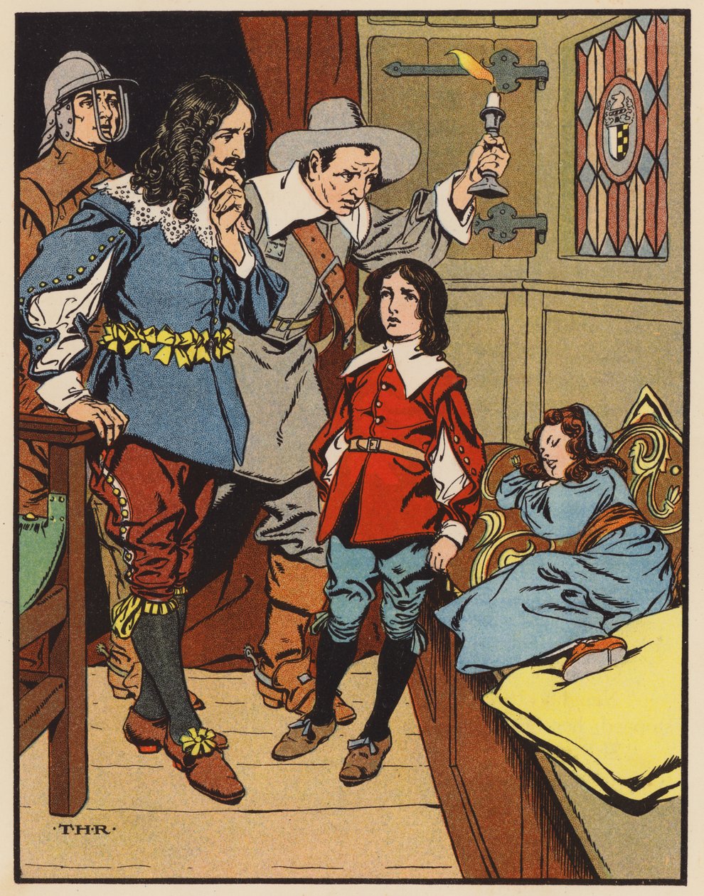 Découverte de Cissie (lithographie couleur) - Thomas Heath Robinson