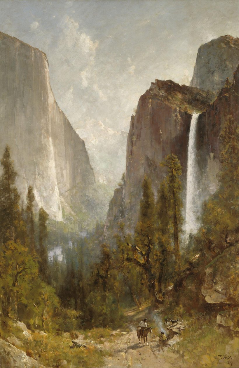 Chutes de Bridal Veil, vallée de Yosemite - Thomas Hill
