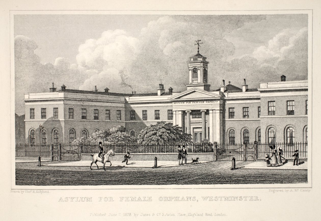 Asile pour orphelines, Westminster, de 