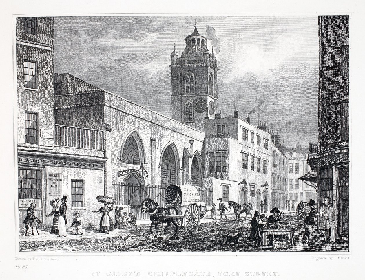 Église de St Giles, Cripplegate, de 