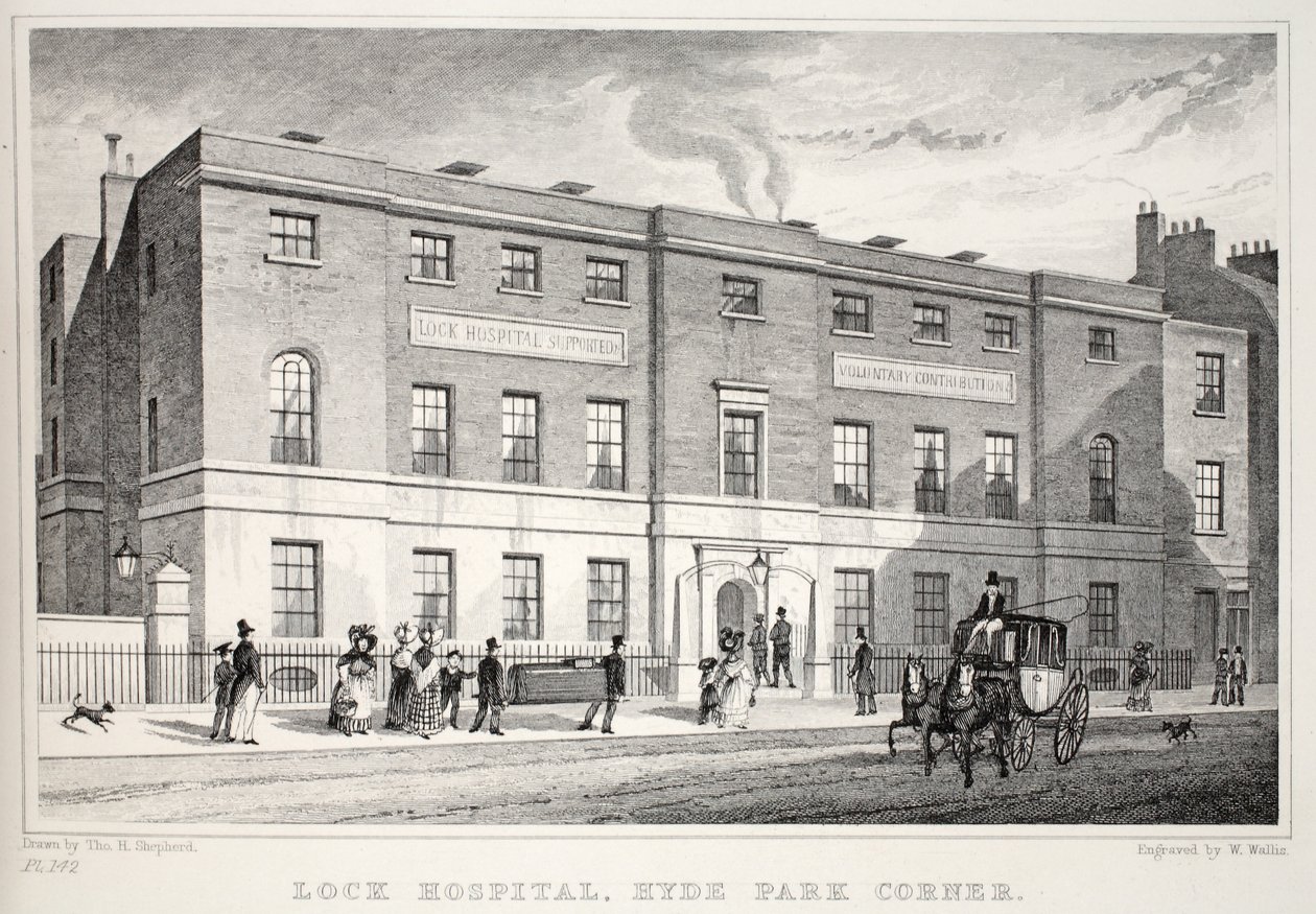 Hôpital Lock, Hyde Park Corner, de 