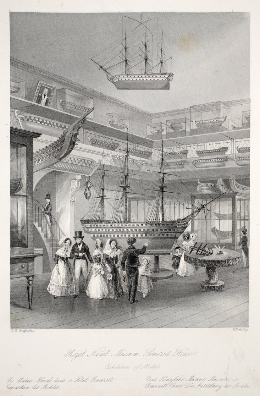 Musée Naval Royal, Somerset House, de 