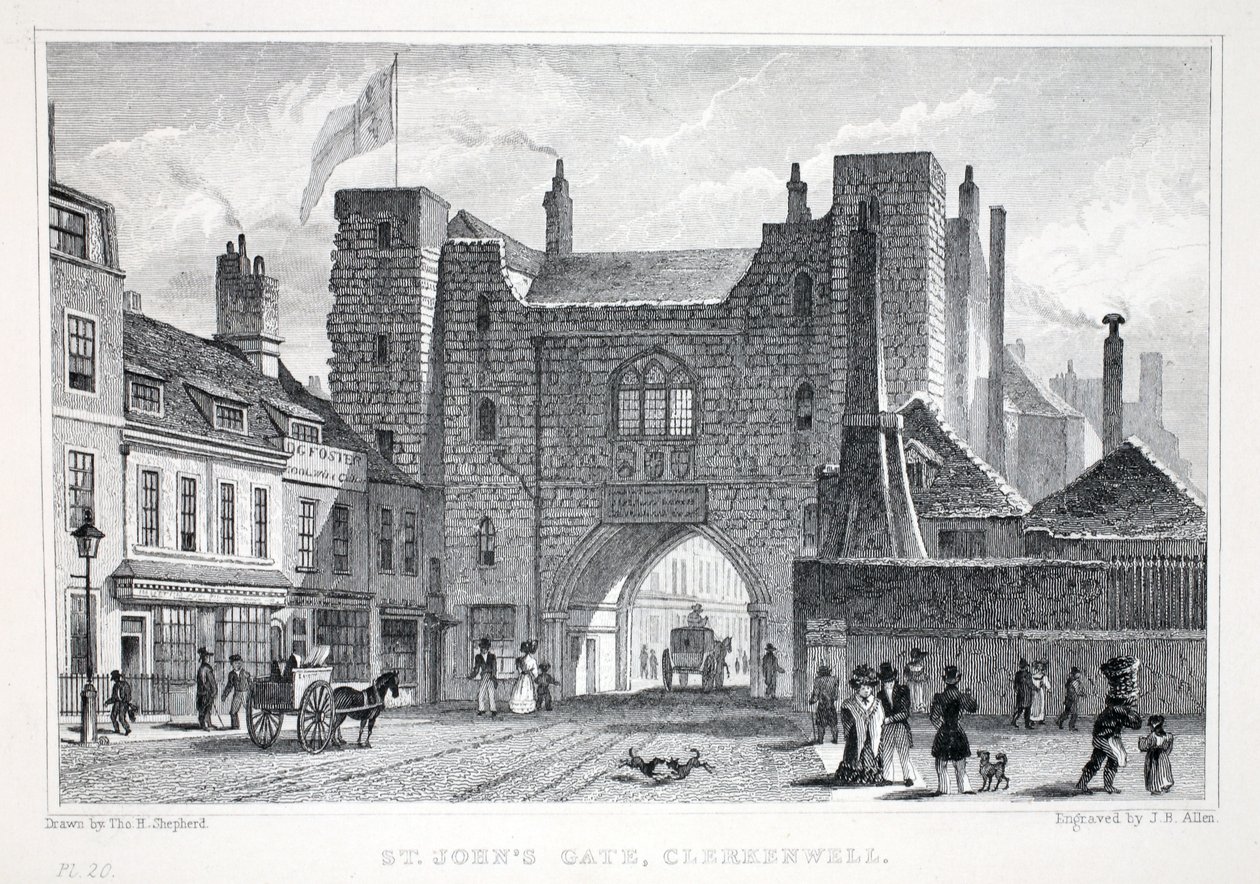Porte Saint-Jean, Clerkenwell, de 