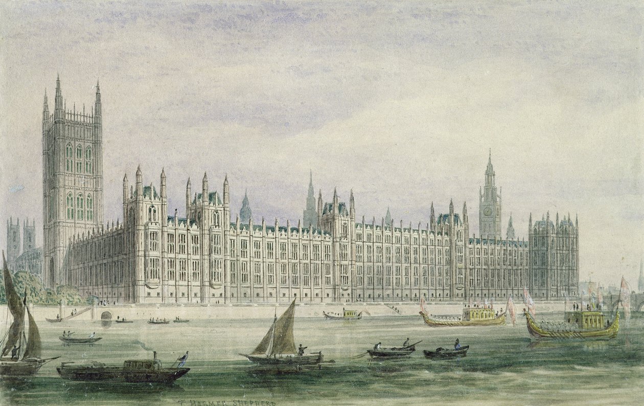 Les Chambres du Parlement - Thomas Hosmer Shepherd