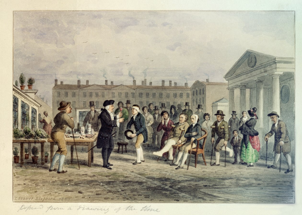 Le charlatan, 1857 - Thomas Hosmer Shepherd