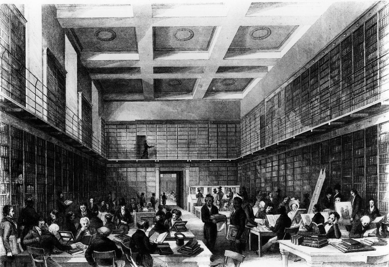 La Sixième Salle de Lecture du British Museum, publié dans 