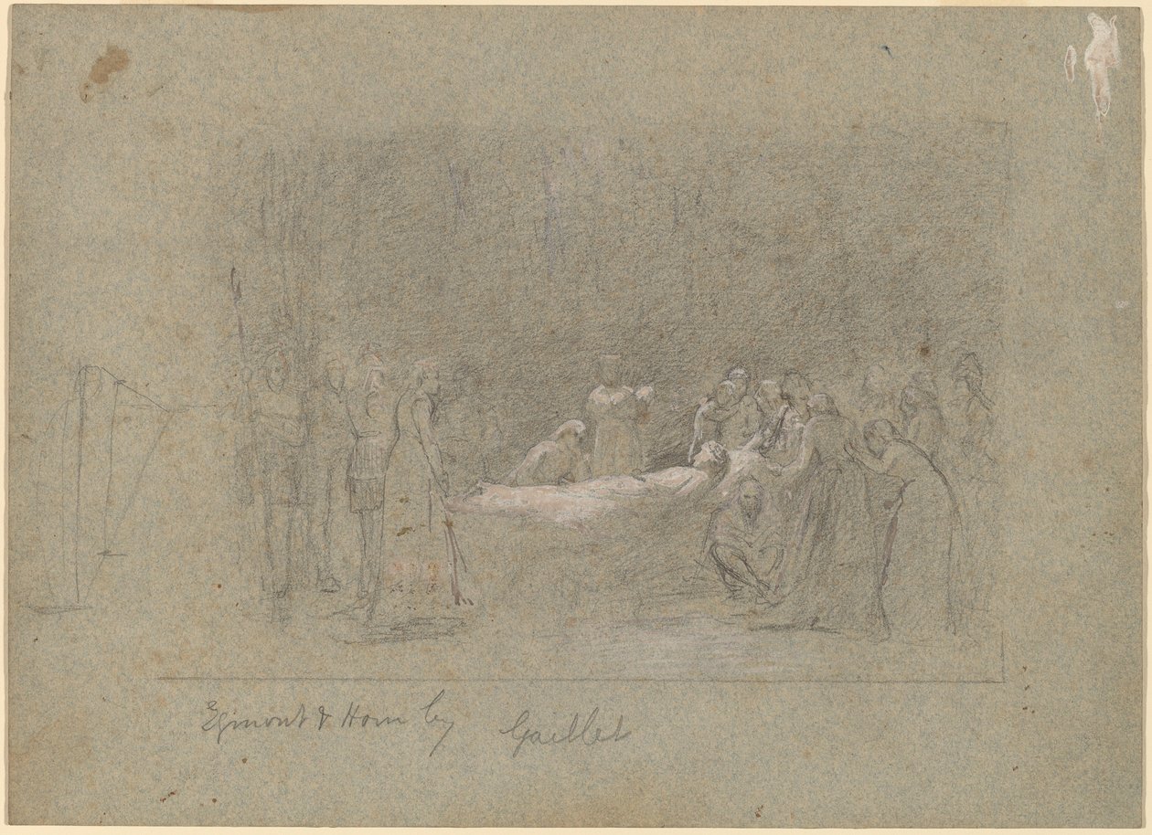 Egmont et Hoorn - Thomas Hovenden after Bernard Gaillot