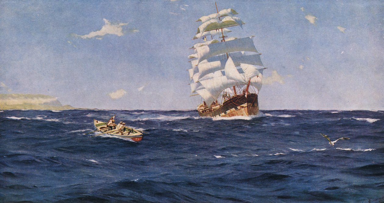 Au large de Valparaiso - Thomas J. Somerscales
