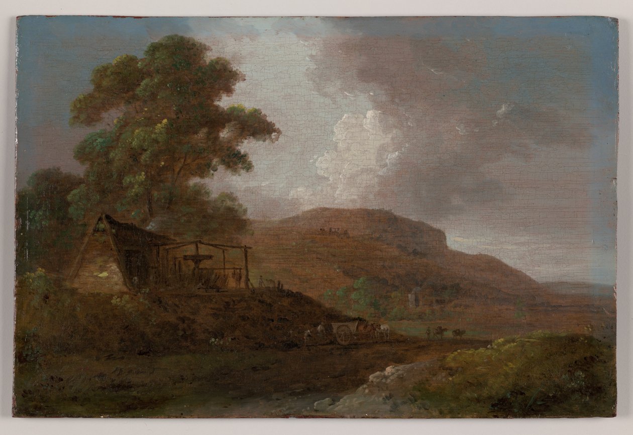 Paysage gallois avec mines de plomb - Thomas Jones