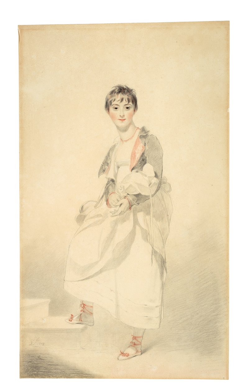 Portrait de Lady Frances Hamilton (1795-1860) - Thomas Lawrence