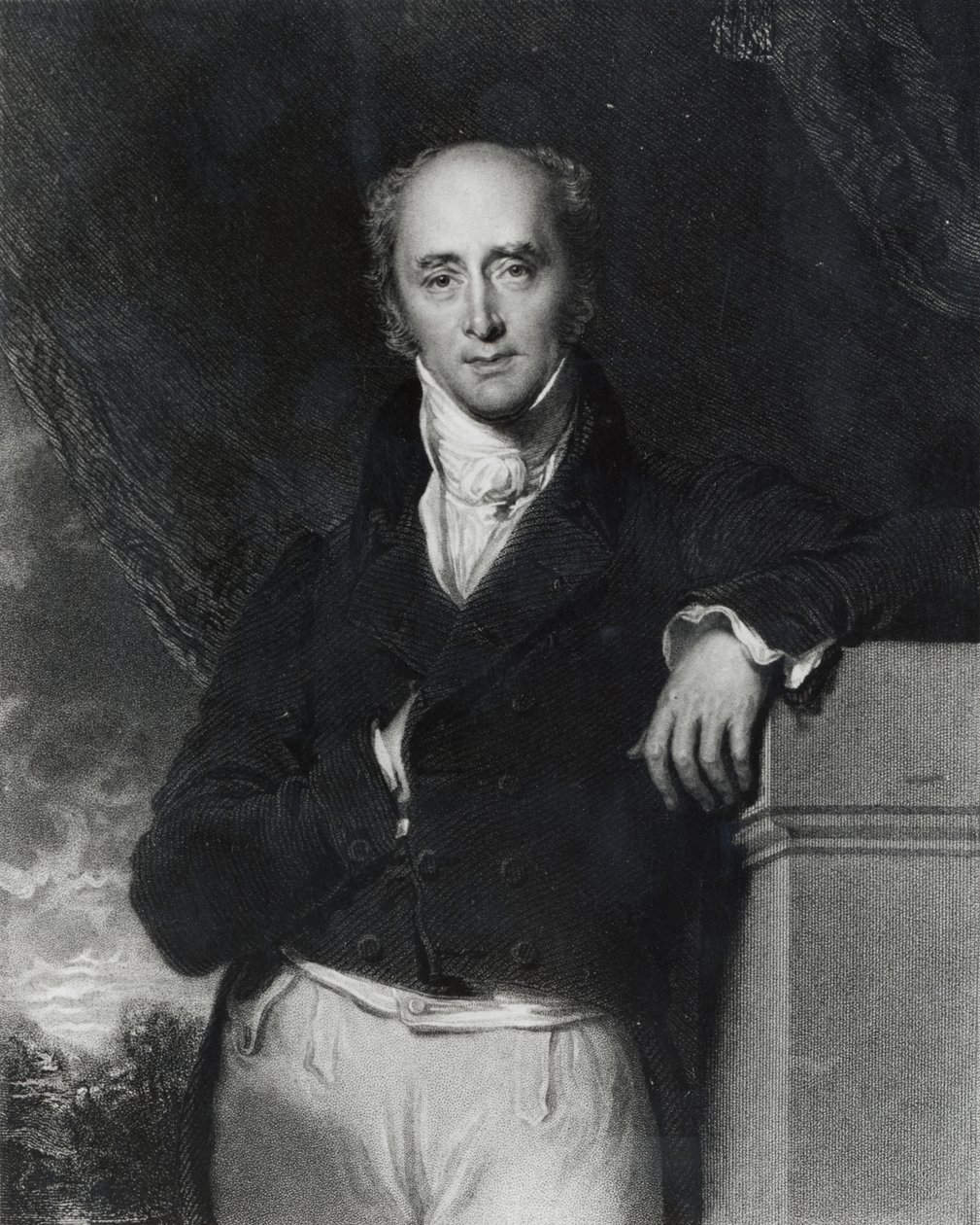 Portrait du très honorable Charles Grey, comte Grey (1764-1845) gravé par J. Cochran - Thomas Lawrence