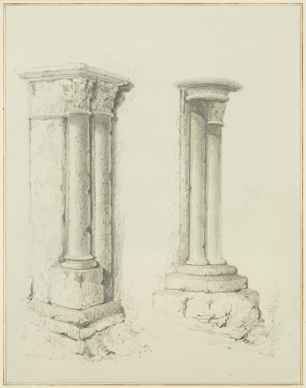 Colonnes dans les locaux de Mereweather entre Nicholas Street et Corn Street - Thomas Leeson the Elder Rowbotham