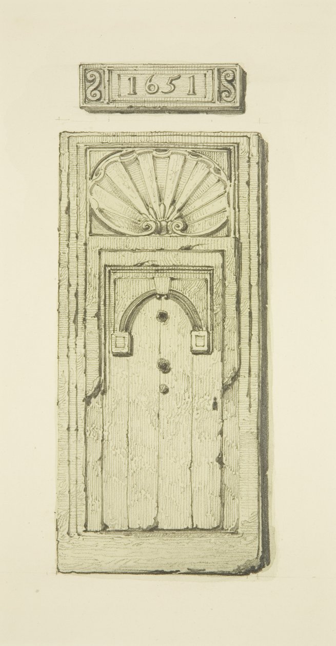 Moitié du grand portail de 