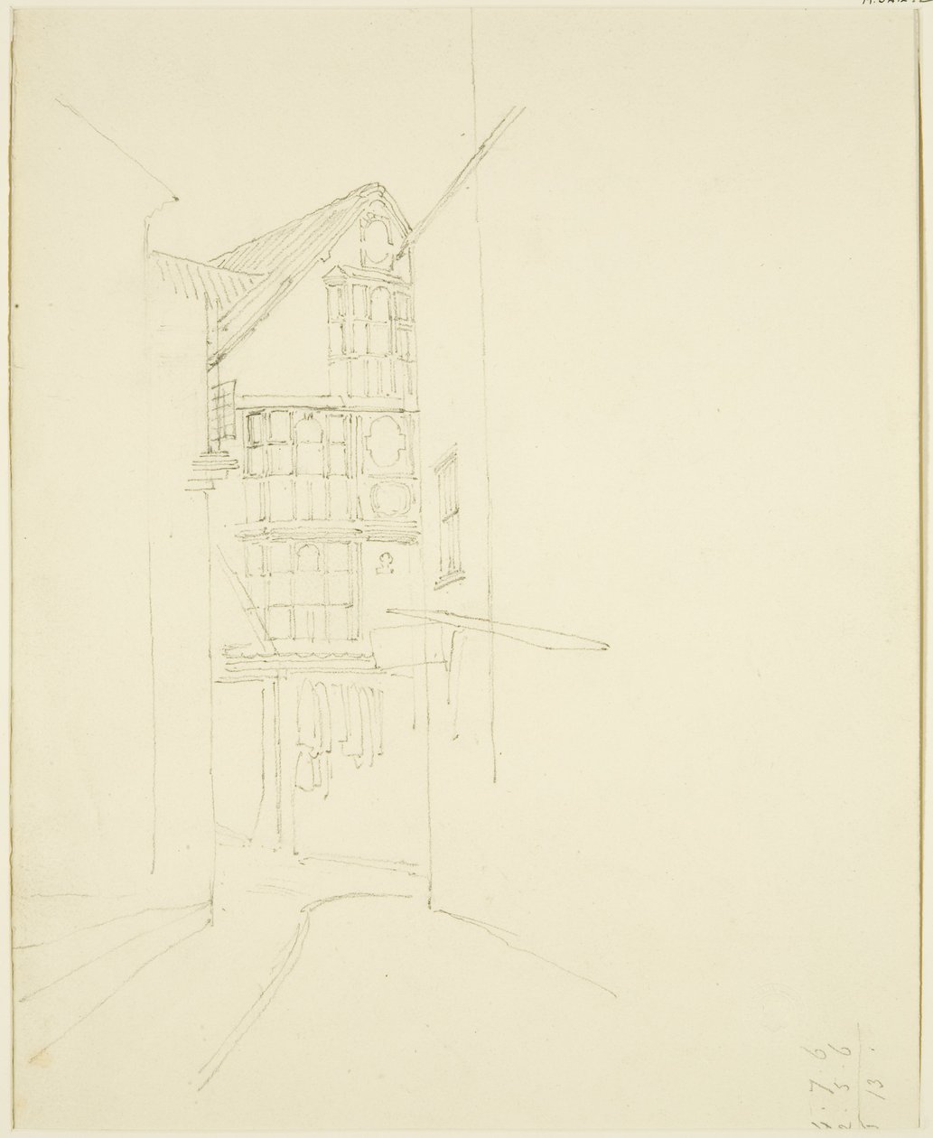 Vue dans le Pithay depuis Wine Street - Thomas Leeson the Elder Rowbotham