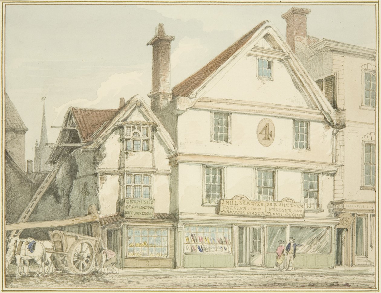 Angle nord-ouest de Broadmead - Thomas Leeson the Elder Rowbotham