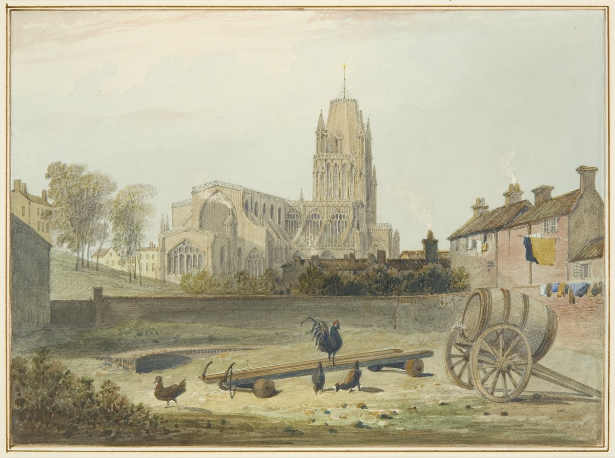 Église St Mary Redcliffe depuis le nord-est - Thomas Leeson the Elder Rowbotham