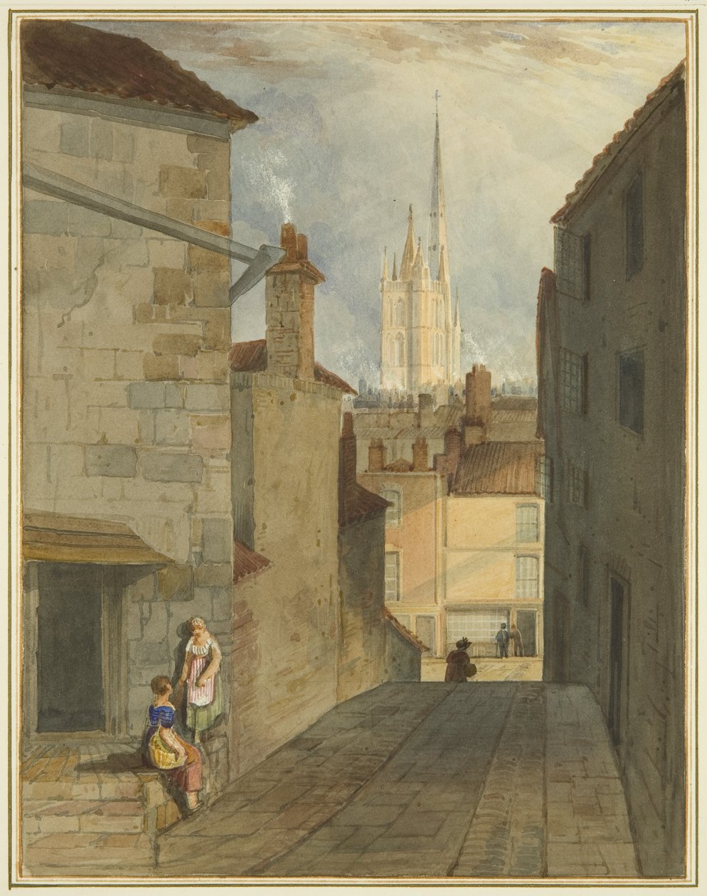Marches de Trenchard Lane à Host Street - Thomas Leeson the Elder Rowbotham