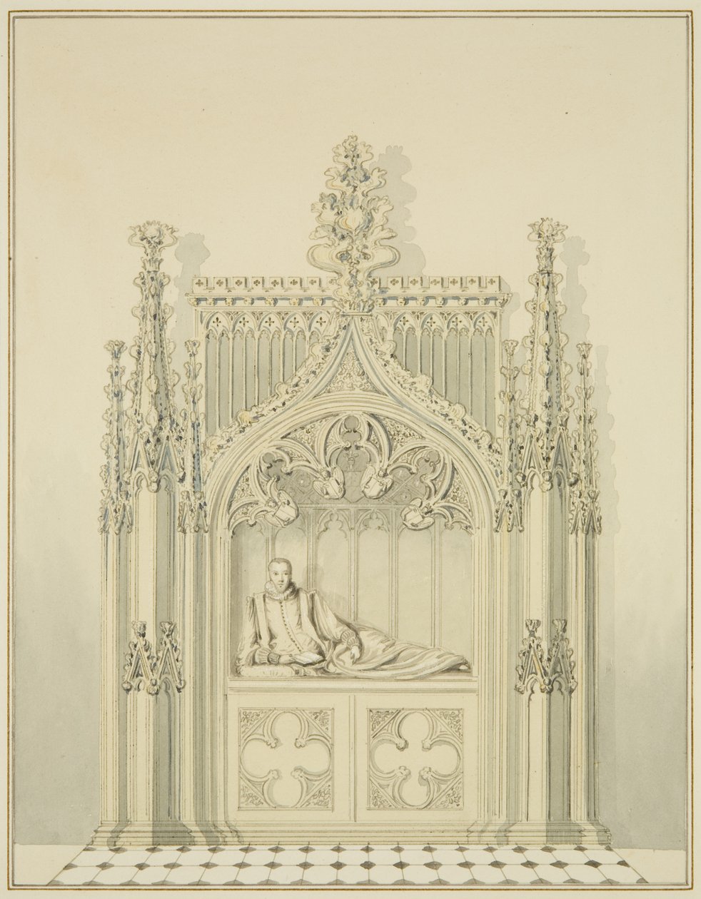 Monument de Whitson, sous la tour de l