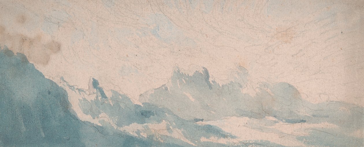 Nuage vaporeux au-dessus d