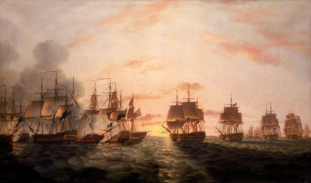 La bataille du Nil - Thomas Luny