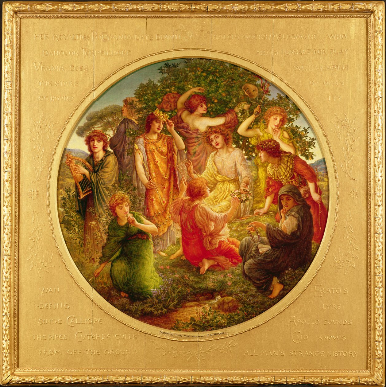 Apollon et les Muses - Thomas Matthews Rooke