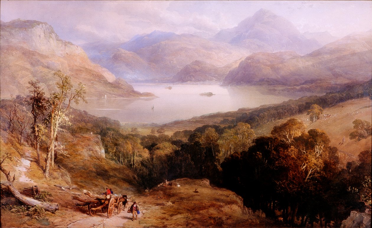 Ullswater, vers 1842 - Thomas Miles II Richardson