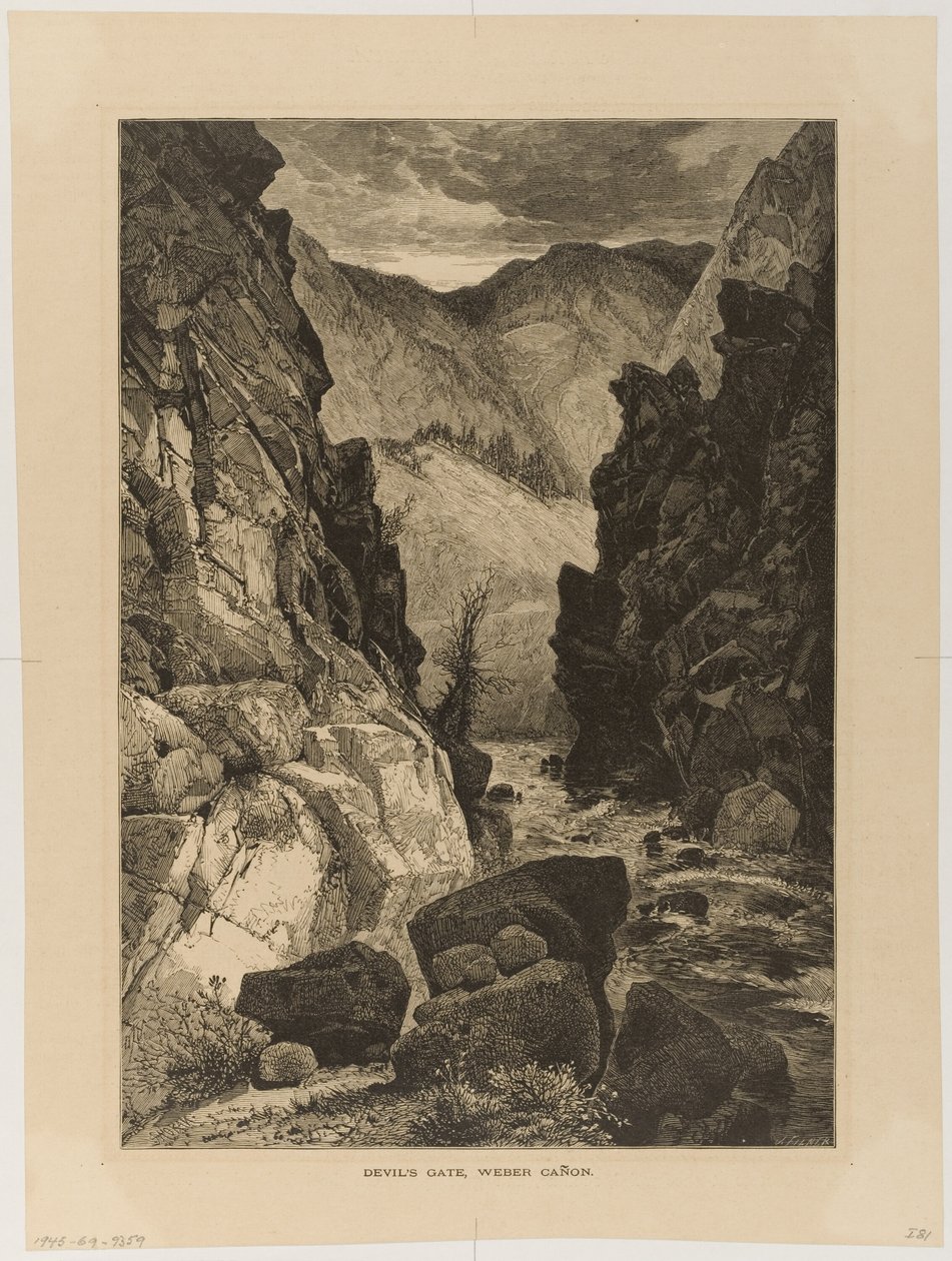 Porte du Diable, canyon de Weber - Thomas Moran