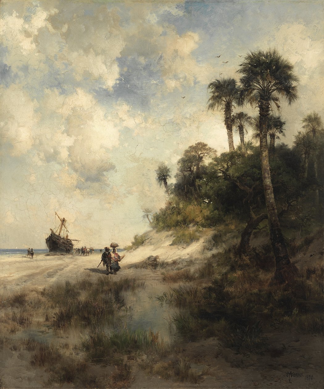 Île de Fort George, Floride - Thomas Moran