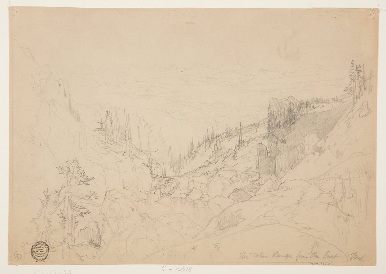 La chaîne des Tetons depuis l