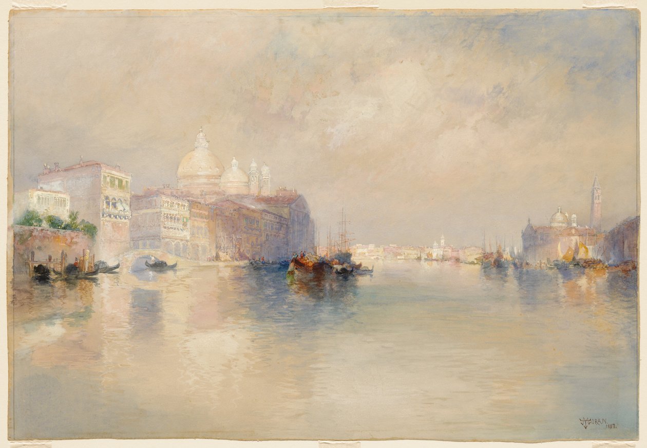 Vue de Venise - Thomas Moran