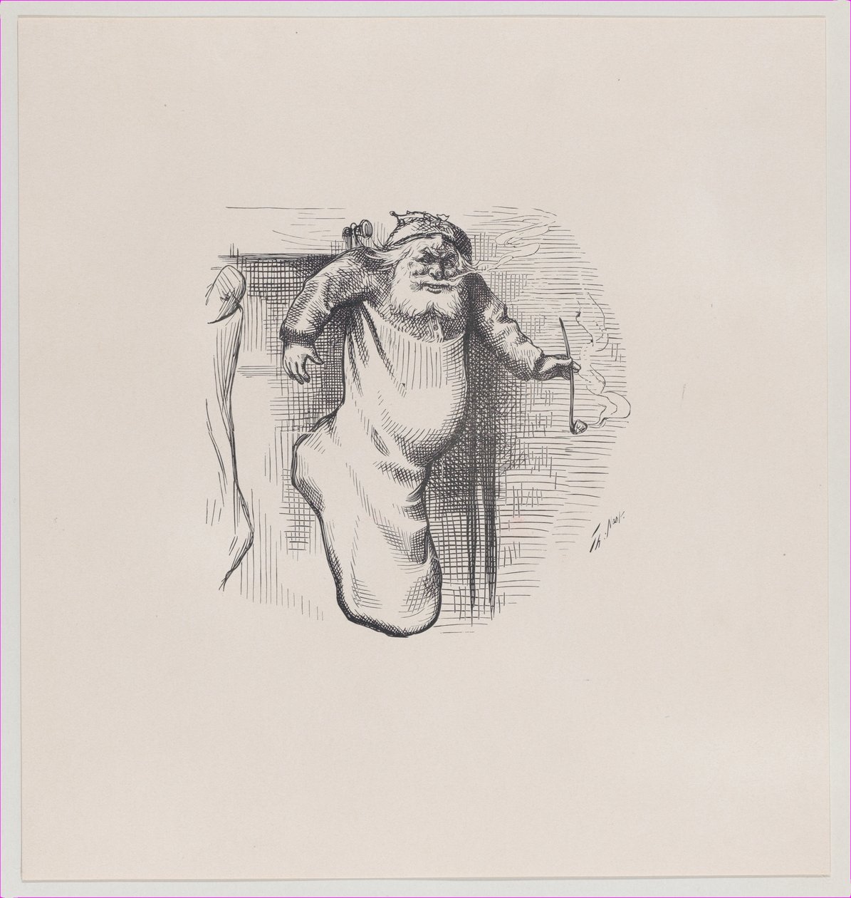 Une chaussette pleine, 4 janvier 1879 - Thomas Nast