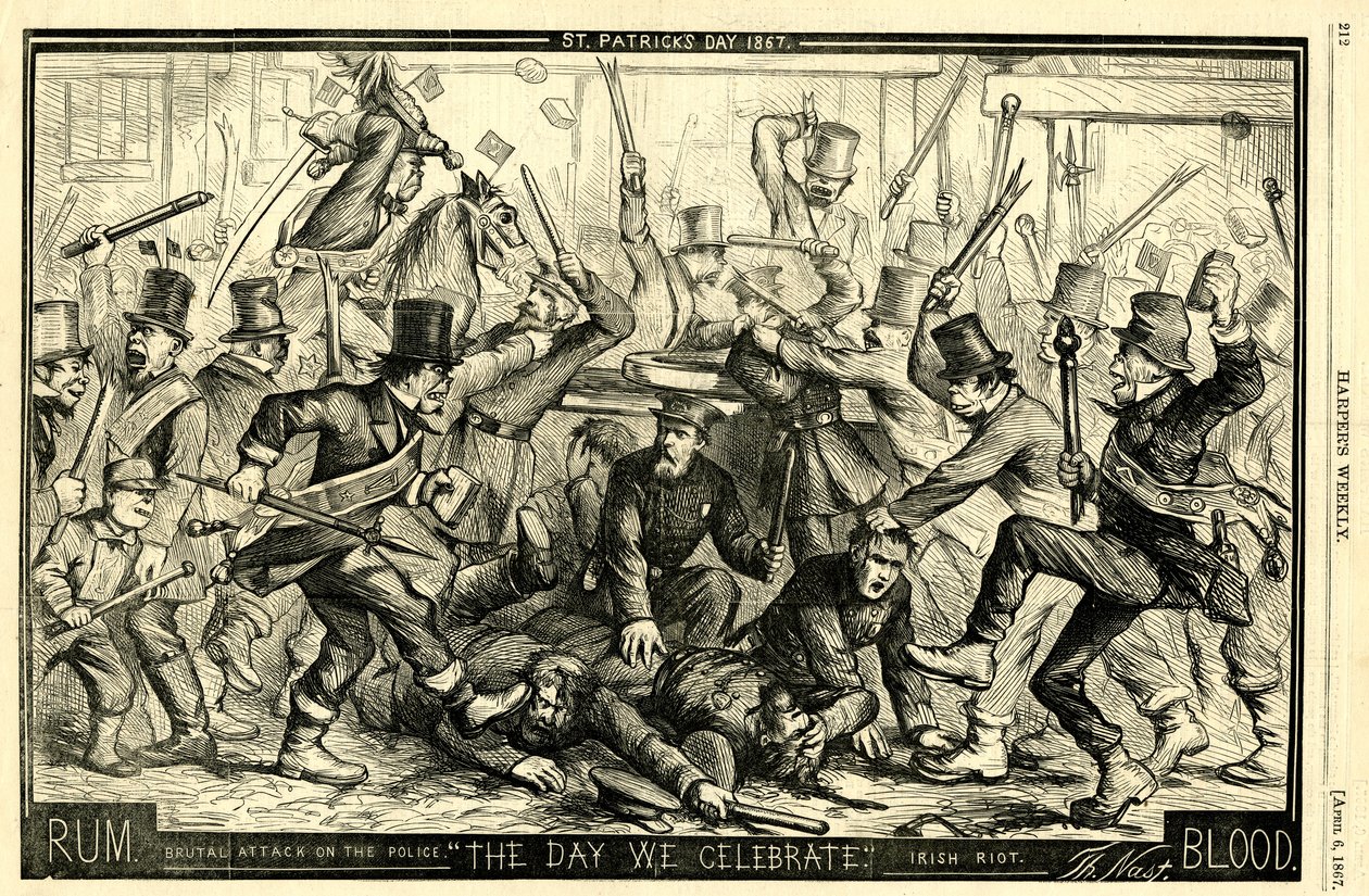 La Saint-Patrick, 1867 - Thomas Nast